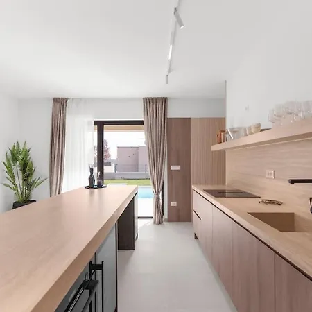 Daleo With Heated Pool And Jacuzzi Near Porec Villa *